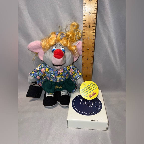 Vtg Plush Doll Oakland Athletics Elephant Stomper’s Mom Stella Original Hang Tag - Picture 1 of 9